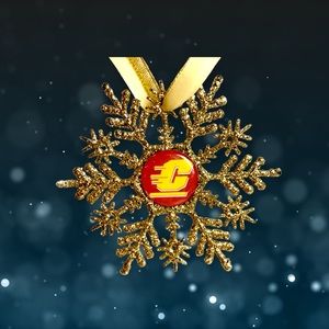 Central Michigan CHIPPEWAS Handmade Snowflake *NEW*